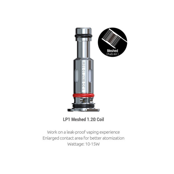 SMOK LP1 Coil for SMOK Novo 4 Kit / Smok Pozz Pro kit / SMOK Novo 4 Mini Kit / SMOK Nfix Pro Kit / SMOK RPM 25 (5pcs/pack)