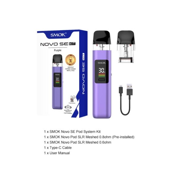 SMOK Novo SE Pod System Kit 1000mAh 30W 2ml
