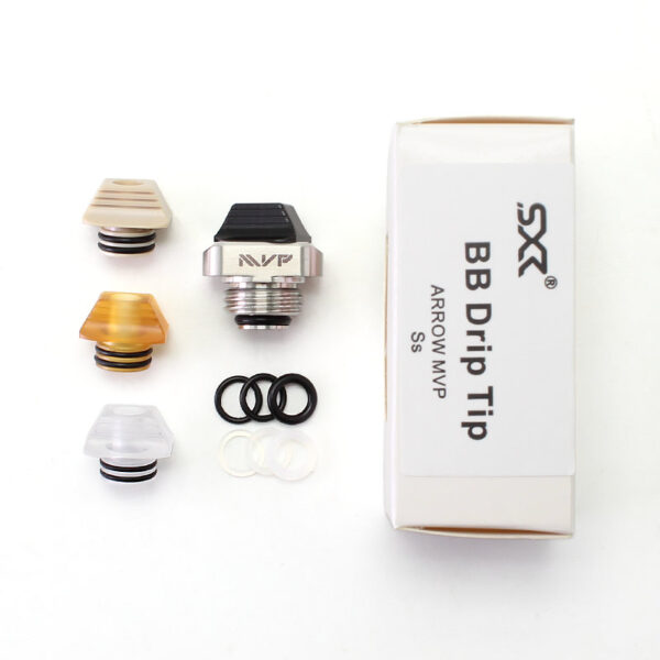 SXK Arrow MVP Drip Tip Set for BB / Billet Boro AIO Mod (4pcs/pack)