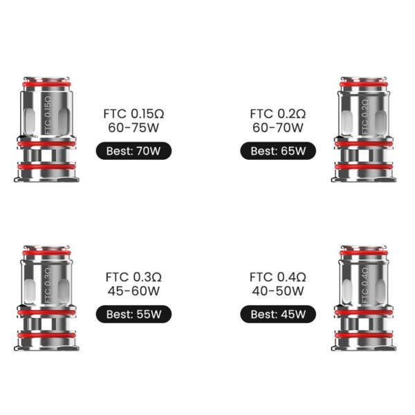 Fumytech FTC Series Coil for Gotank, Dragon Ball Tank (4pcs/pack)