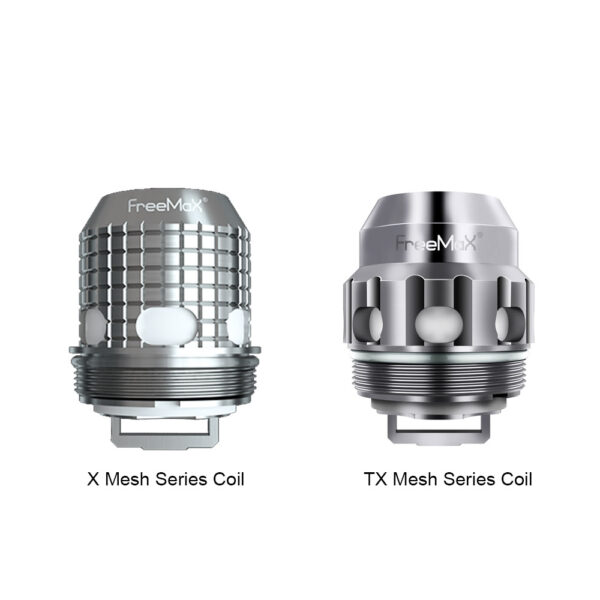 FreeMax Replacement X/TX Mesh Coil Head Series for Fireluke 2,Fireluke 3,Twister Fireluke 2,Fireluke Mesh Tank,Maxluke Tank,Fireluke M Tank,Fireluke 4 Tank (5pcs/pack)