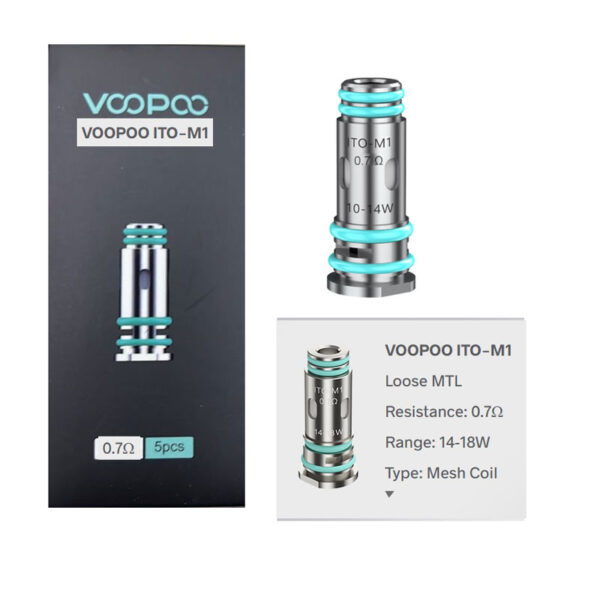 Voopoo ITO Coil for Doric 20 Kit / Doric E / Drag Q Kit / Argus P1 Kit / Argus G Kit / Argus A Kit (5pcs/pack)
