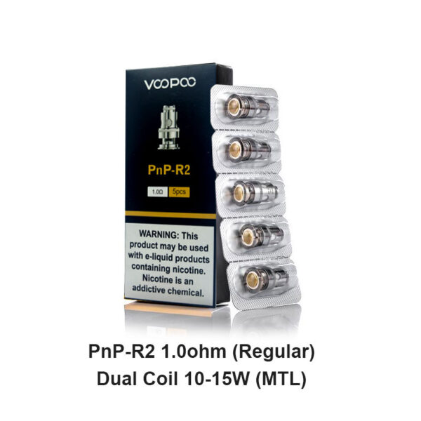 Voopoo PnP Replacement Coils for Drag Baby/Mini/2/S/X,VINCI Series Kit,Argus Pro,PnP 20/22,V.SUIT,Doric 60,Drag E60,Drag H80 S (5Pcs/Pack)