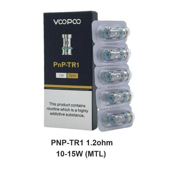 Voopoo PnP Replacement Coils for Drag Baby/Mini/2/S/X,VINCI Series Kit,Argus Pro,PnP 20/22,V.SUIT,Doric 60,Drag E60,Drag H80 S (5Pcs/Pack)