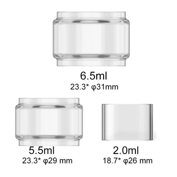Voopoo Uforce-X Tank Replacement Glass Tube 6.5ml/5.5ml/2ml